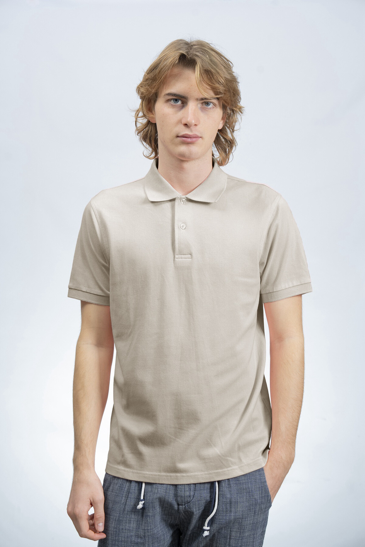 Wholesaler Mentex Homme - Simple plain men's polo