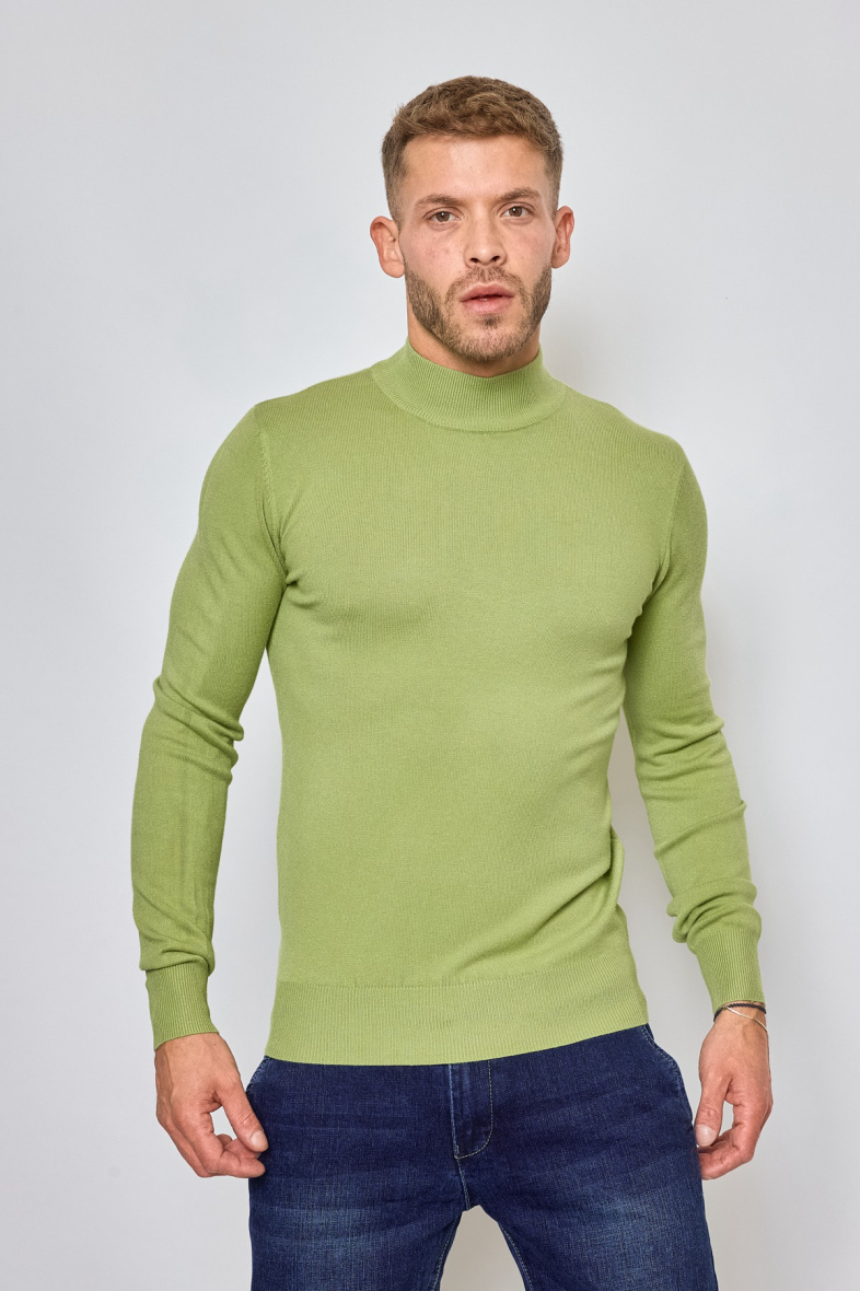 Mayorista Mentex Homme - Jerseys lisos de manga larga con cuello alto para hombre