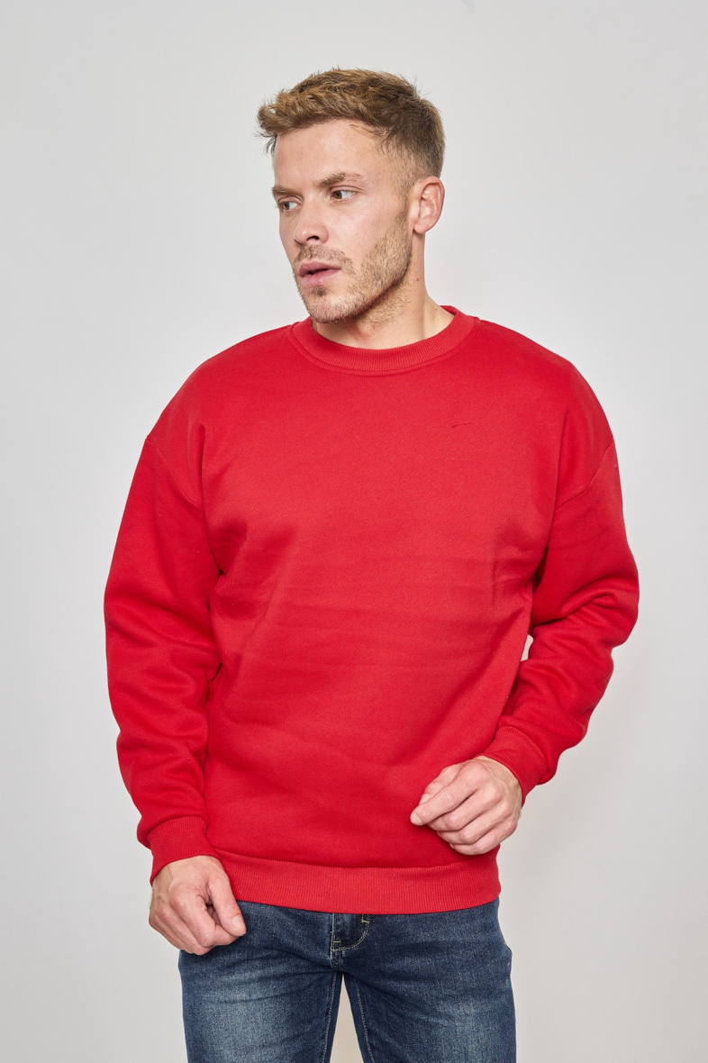Wholesaler Mentex Homme - MEN’S SOLID LONG SLEEVED ROUND NECK SWEATER