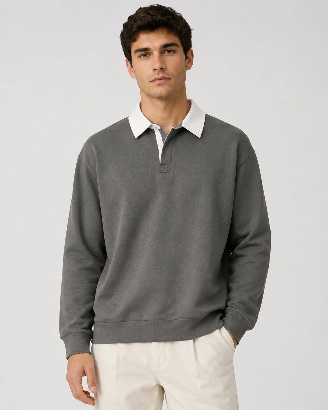 Grossista Mentex Homme - Polo a Maniche Lunghe Eleganza Moderna