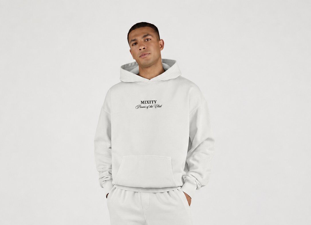 Großhändler Mentex Homme - Weißer Stable Hoodie