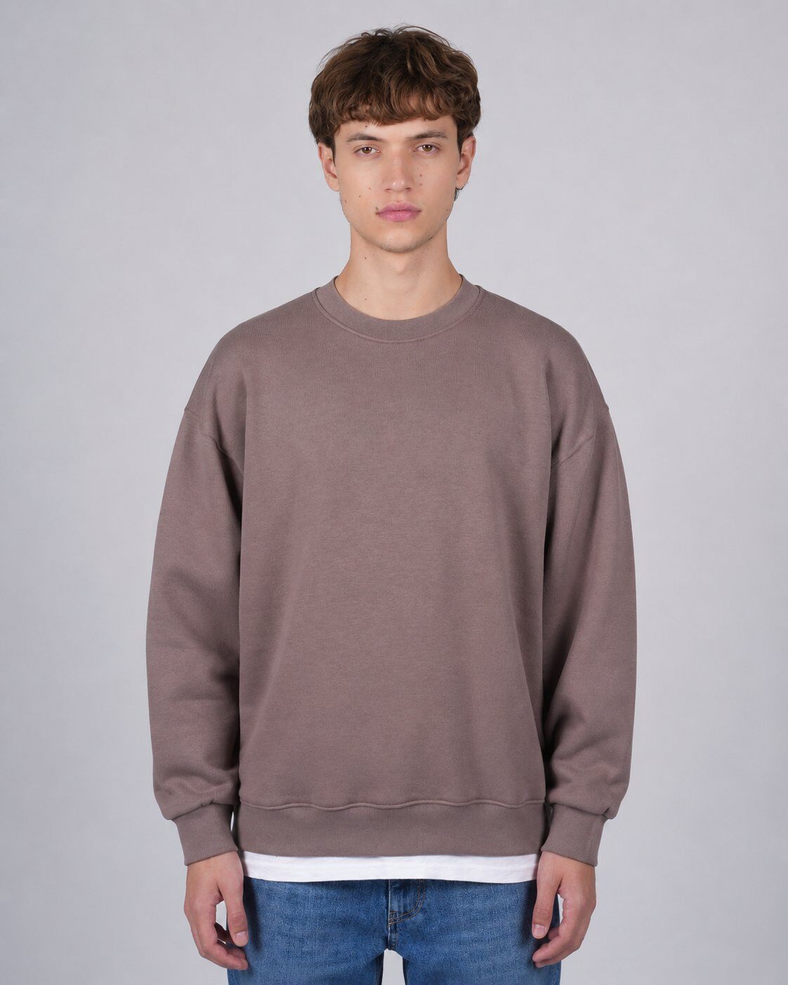 Grossista Mentex Homme - Felpa Minimalista Girocollo Morbida