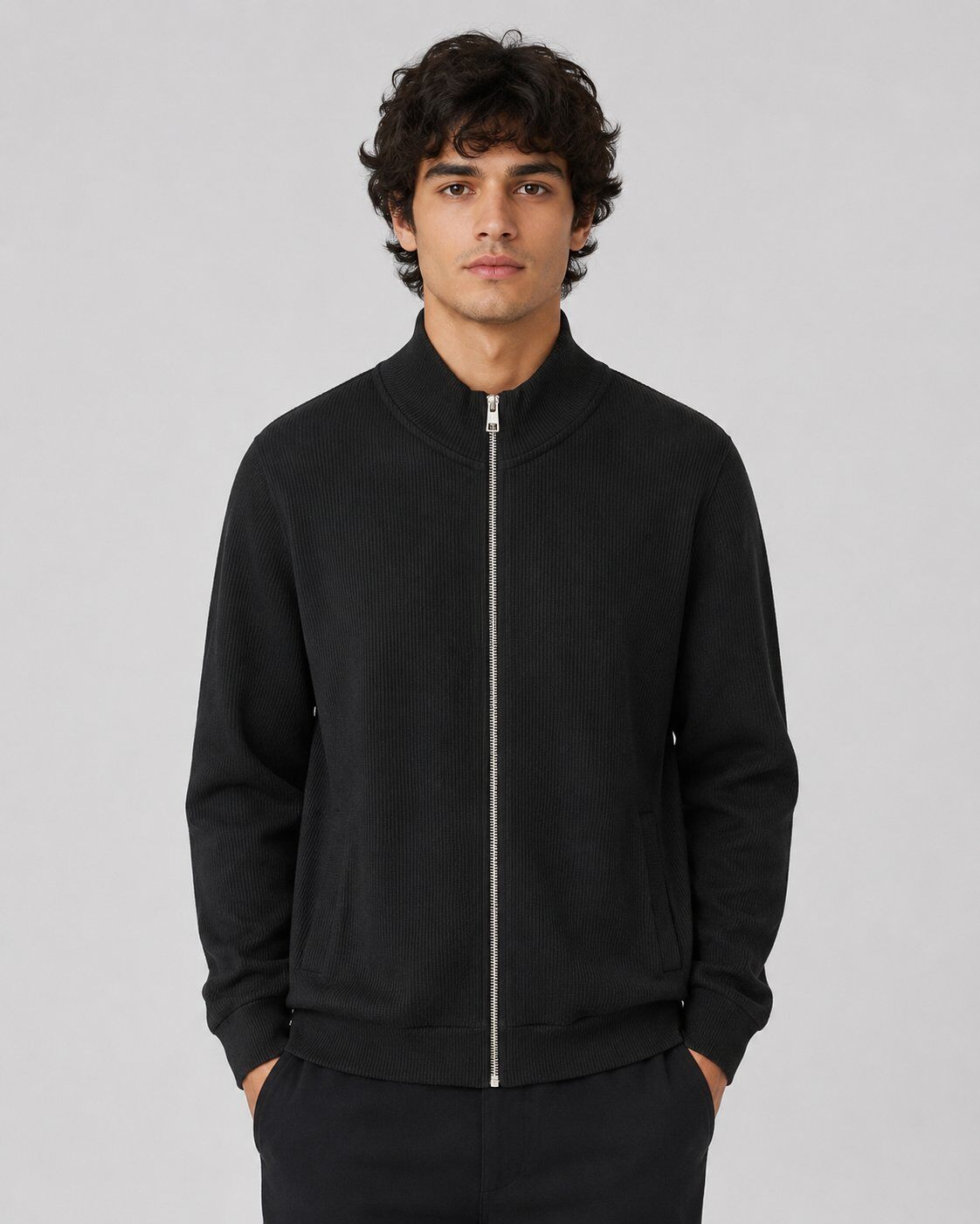 Grossista Mentex Homme - Gilet Testurizzato con Zip