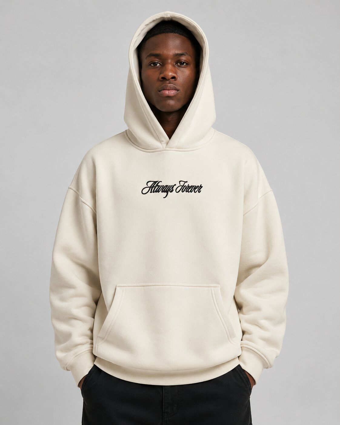 Grossista Mentex Homme - Felpa Beige Always Forever