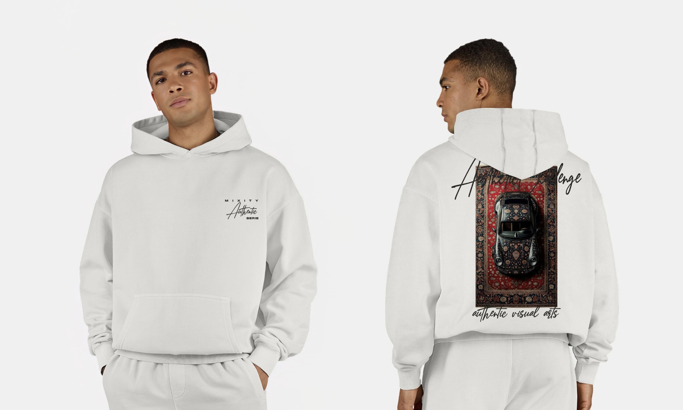 Wholesaler Mentex Homme - Premium Artistic Impact Back Hoodie