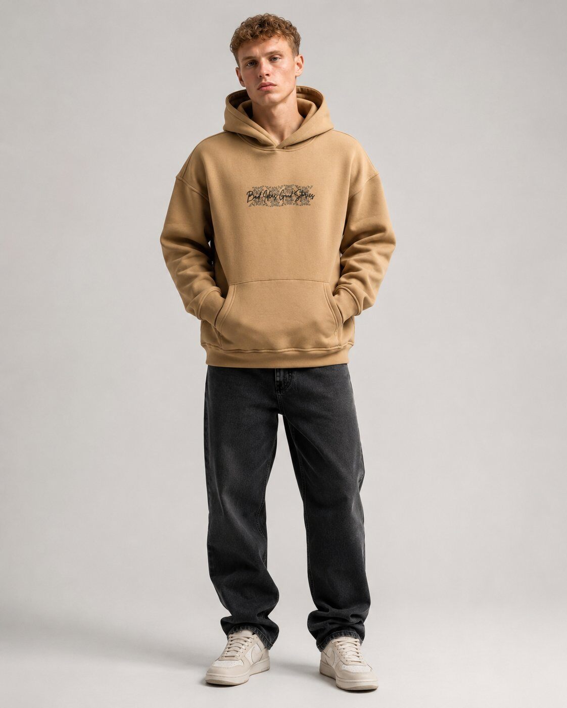 Wholesaler Mentex Homme - Camel Street Vision Hoodie