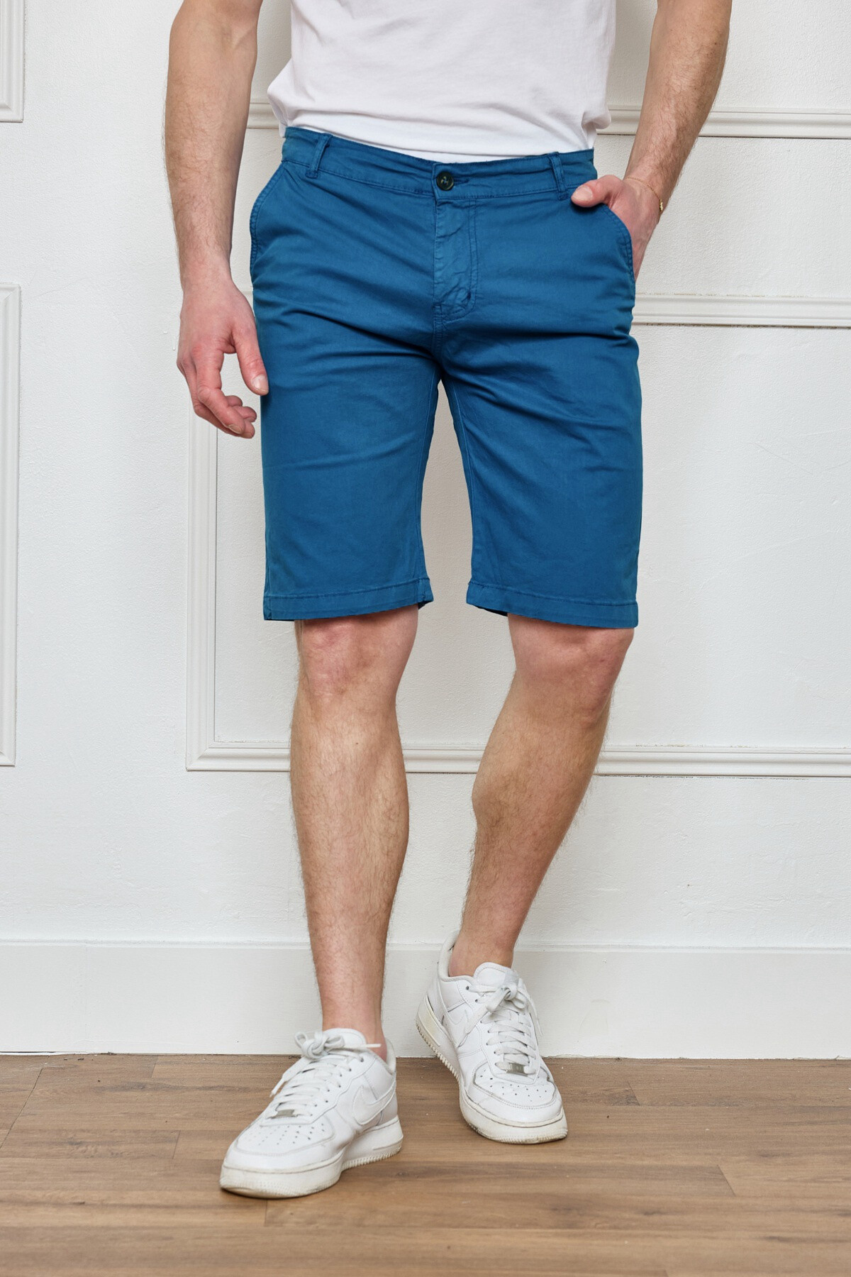 Grossiste Mentex Homme - Short uni homme simple