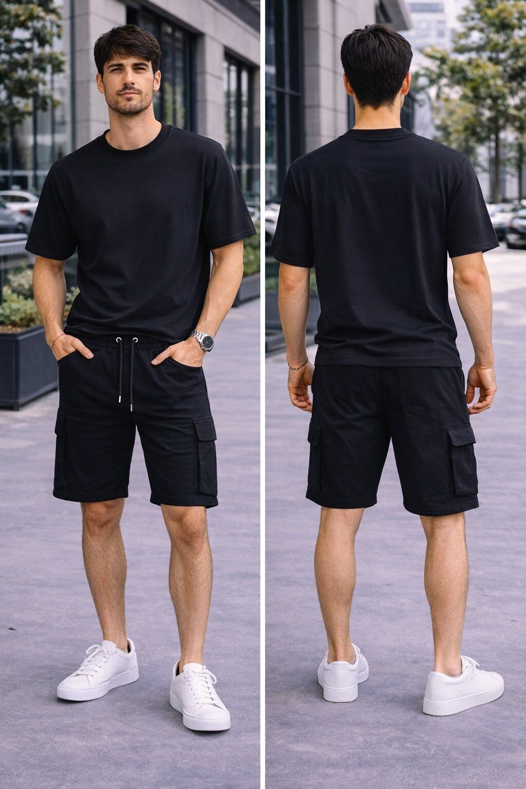Wholesaler Mentex Homme - Casual Cargo Shorts