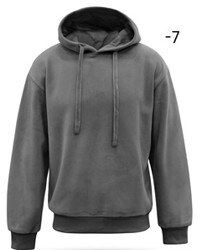 Grossista Mentex Homme - Felpa con cappuccio uomo tinta unita