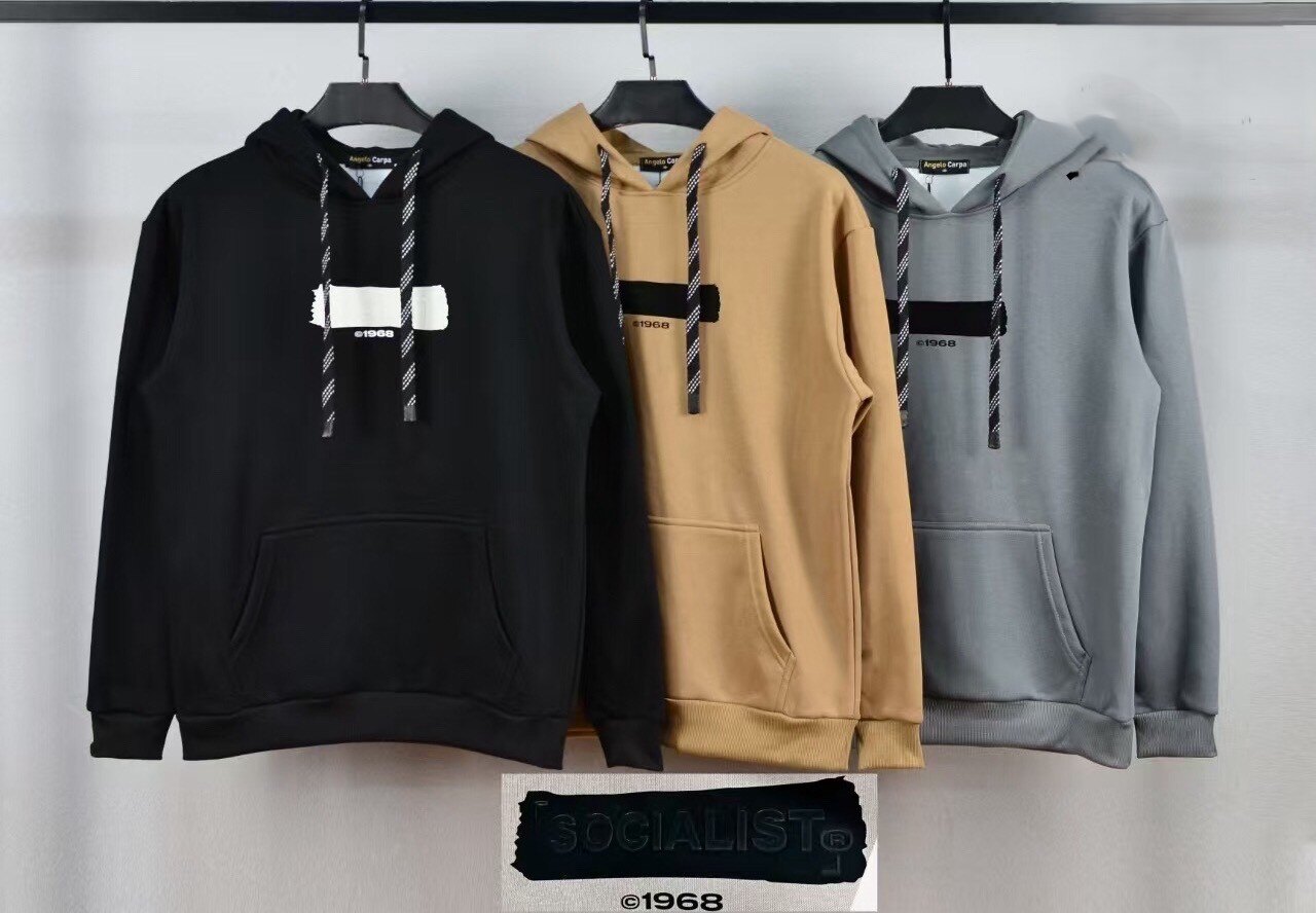 Wholesaler Mentex Homme - Plain hooded sweatshirt with pattern C1968