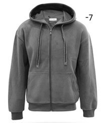 Grossista Mentex Homme - Felpa con cappuccio e zip per uomo