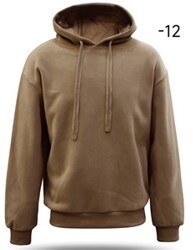 Grossista Mentex Homme - Felpa con cappuccio uomo tinta unita