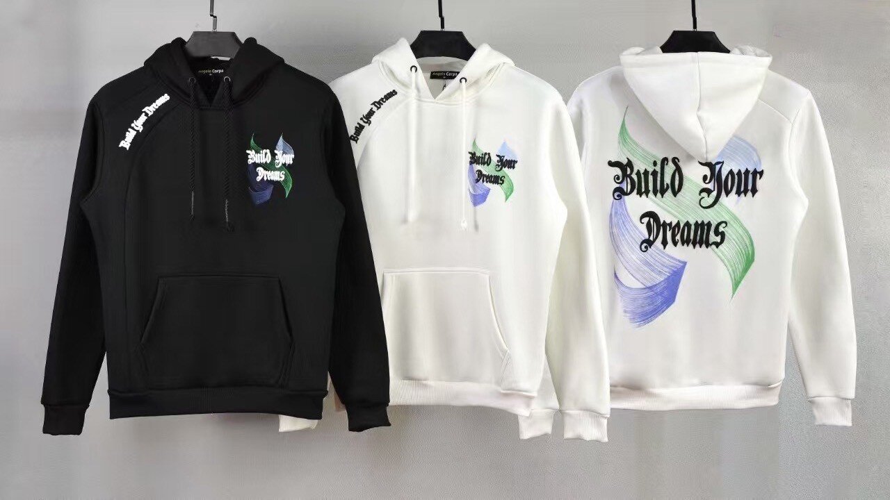 Großhändler Mentex Homme - Kapuzen-Sweatshirt mit BUILD YOUR DREAMS-Muster