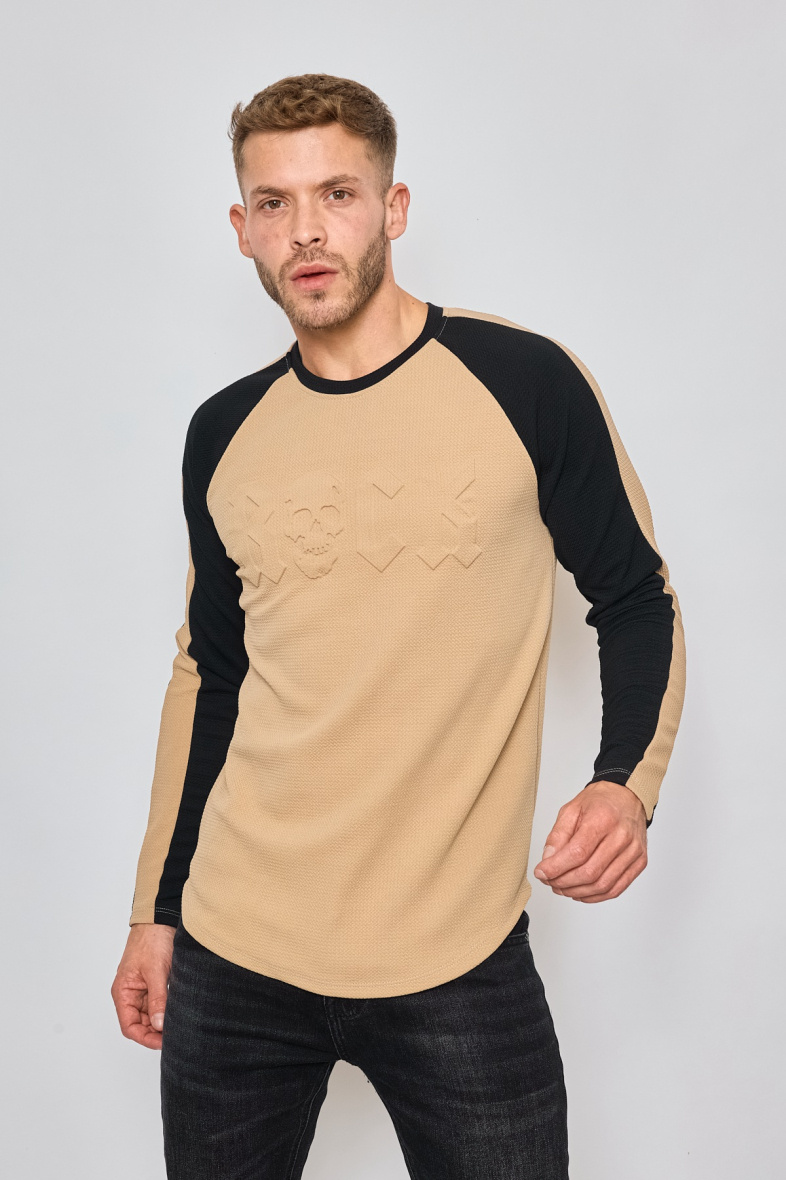 Großhändler Mentex Homme - Langarmshirt Herren
