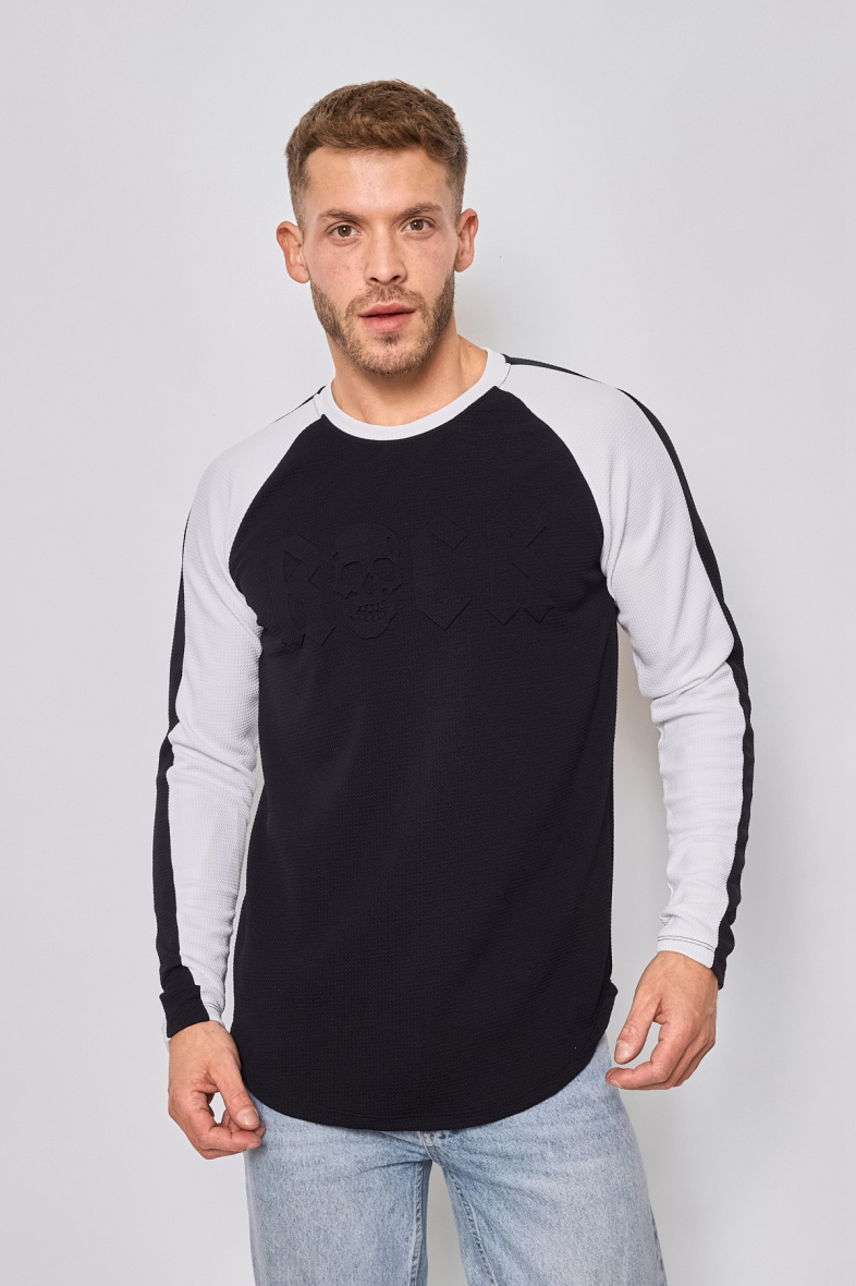 Großhändler Mentex Homme - Langarmshirt Herren