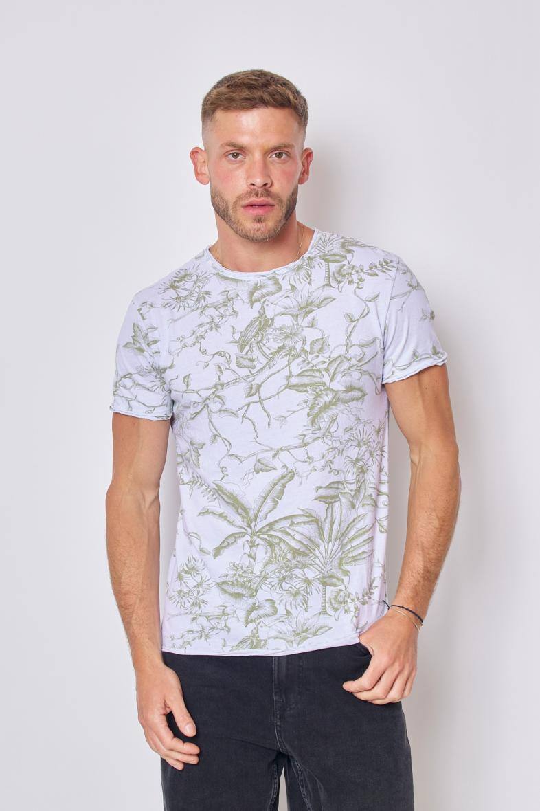Großhändler Mentex Homme - Katoenen T-shirts met korte mouwen en ronde hals