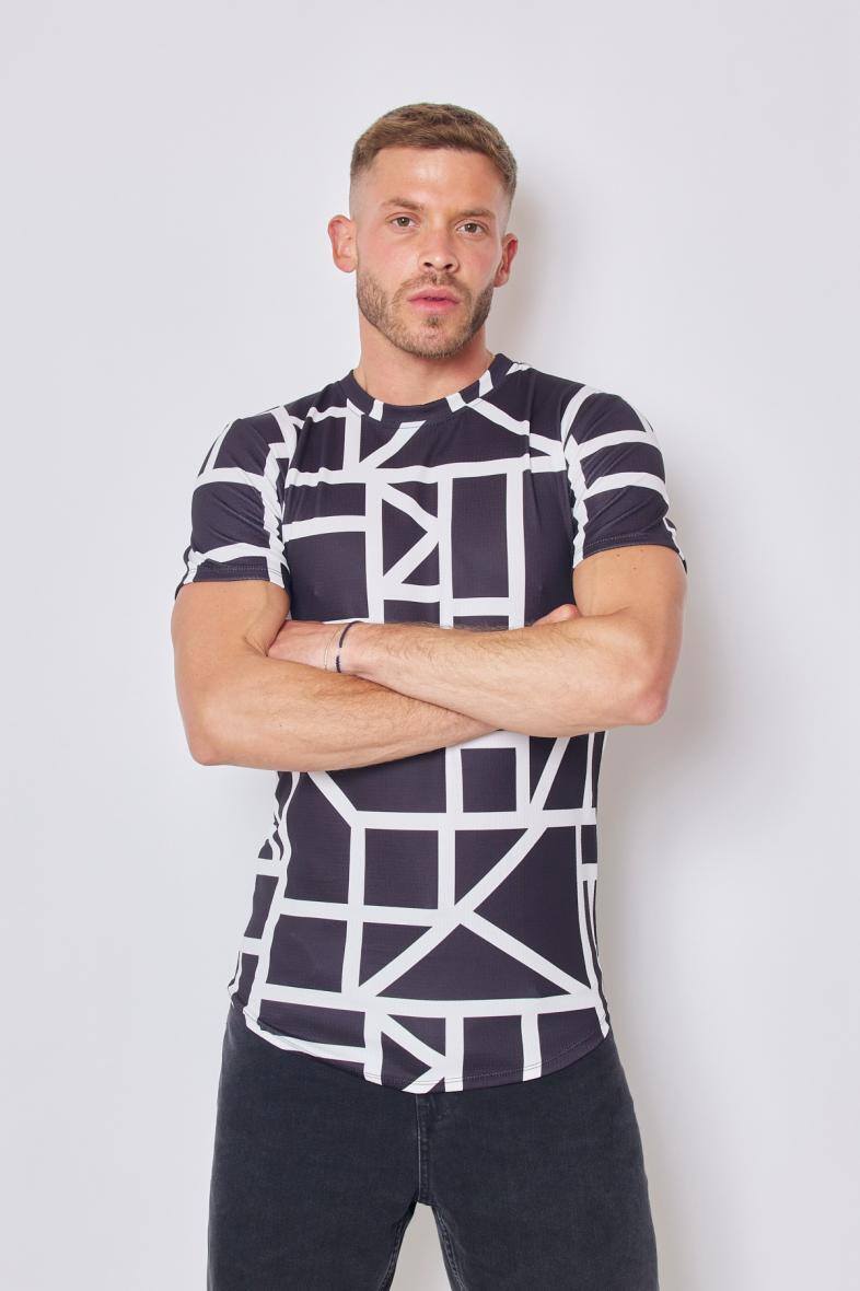 Großhändler Mentex Homme - T-shirt met ronde hals en korte mouwen