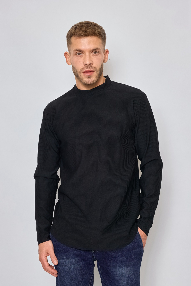 Grossista Mentex Homme - T-SHIRT a maniche lunghe girocollo