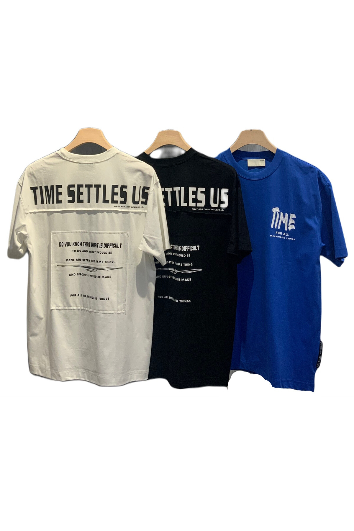 Grossista Mentex Homme - T-shirt a manica lunga semplice con scollo rotondo e motivo