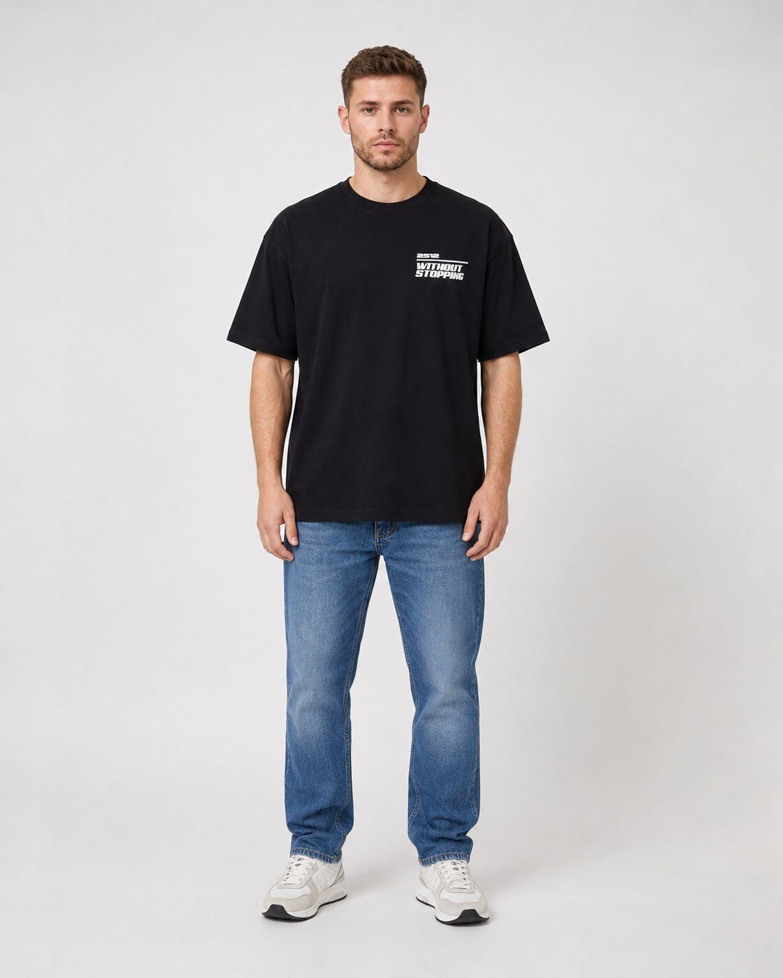 Mayorista Mentex Homme - Camiseta Negra Without Stopping