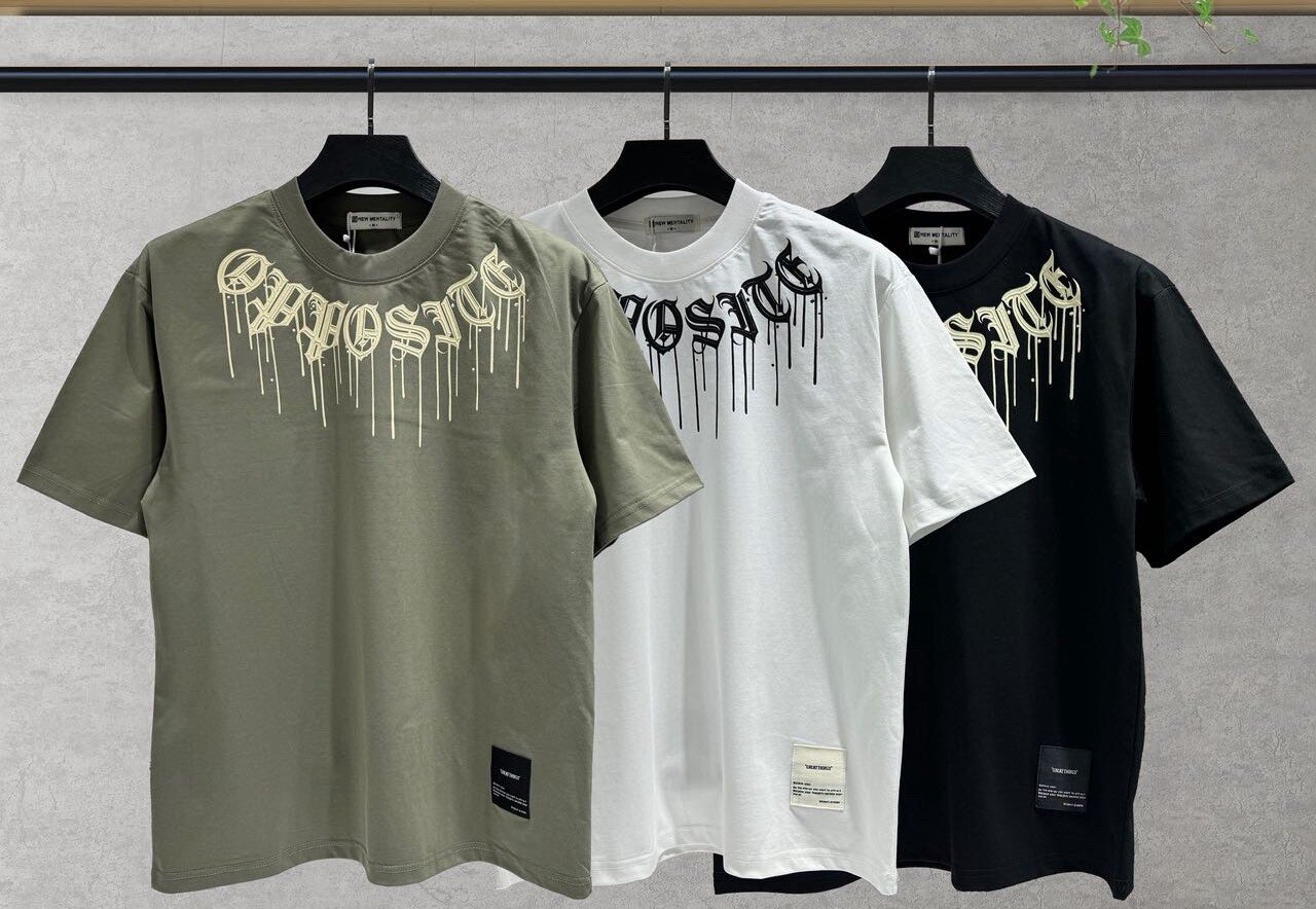 Großhändler Mentex Homme - Herren-T-Shirt mit POSITIVER Inschrift