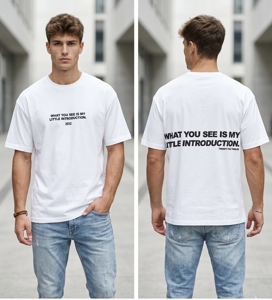 Wholesaler Mentex Homme - Casual Text T-shirt