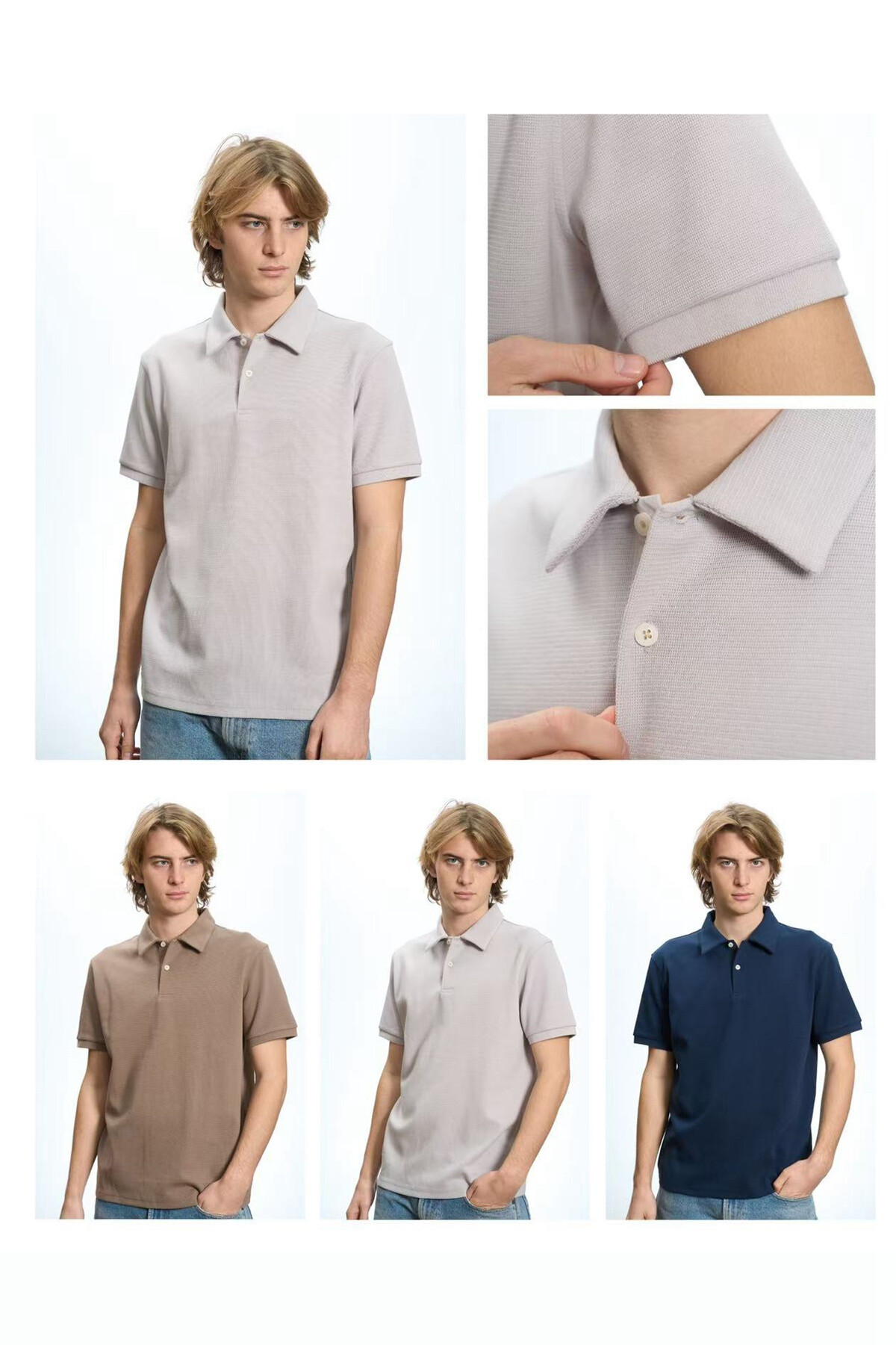 Mayorista Mentex Homme - Camisa de polo para hombres simples unidos