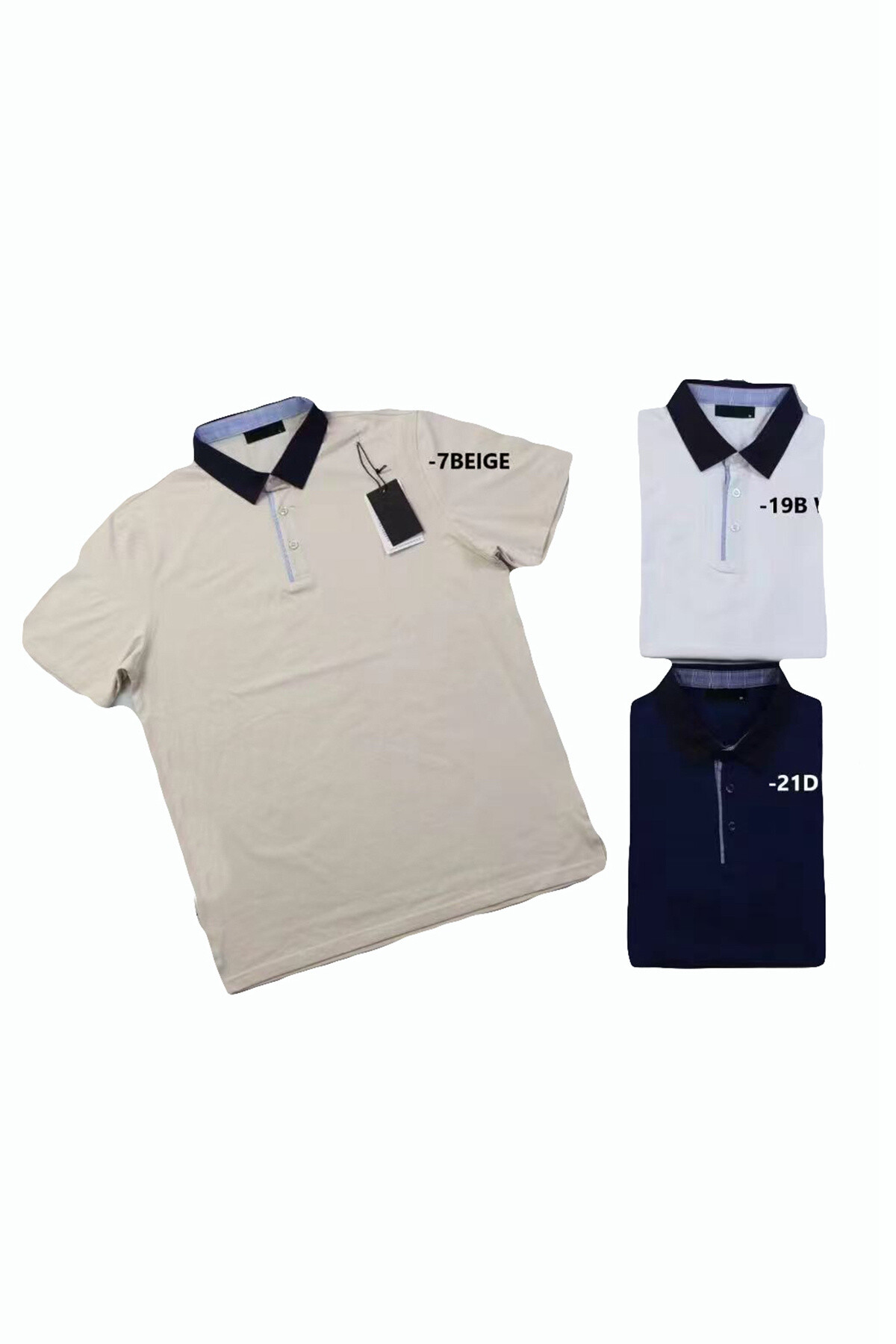 Mayorista Mentex Homme - Polos United Man Bordes de color simple