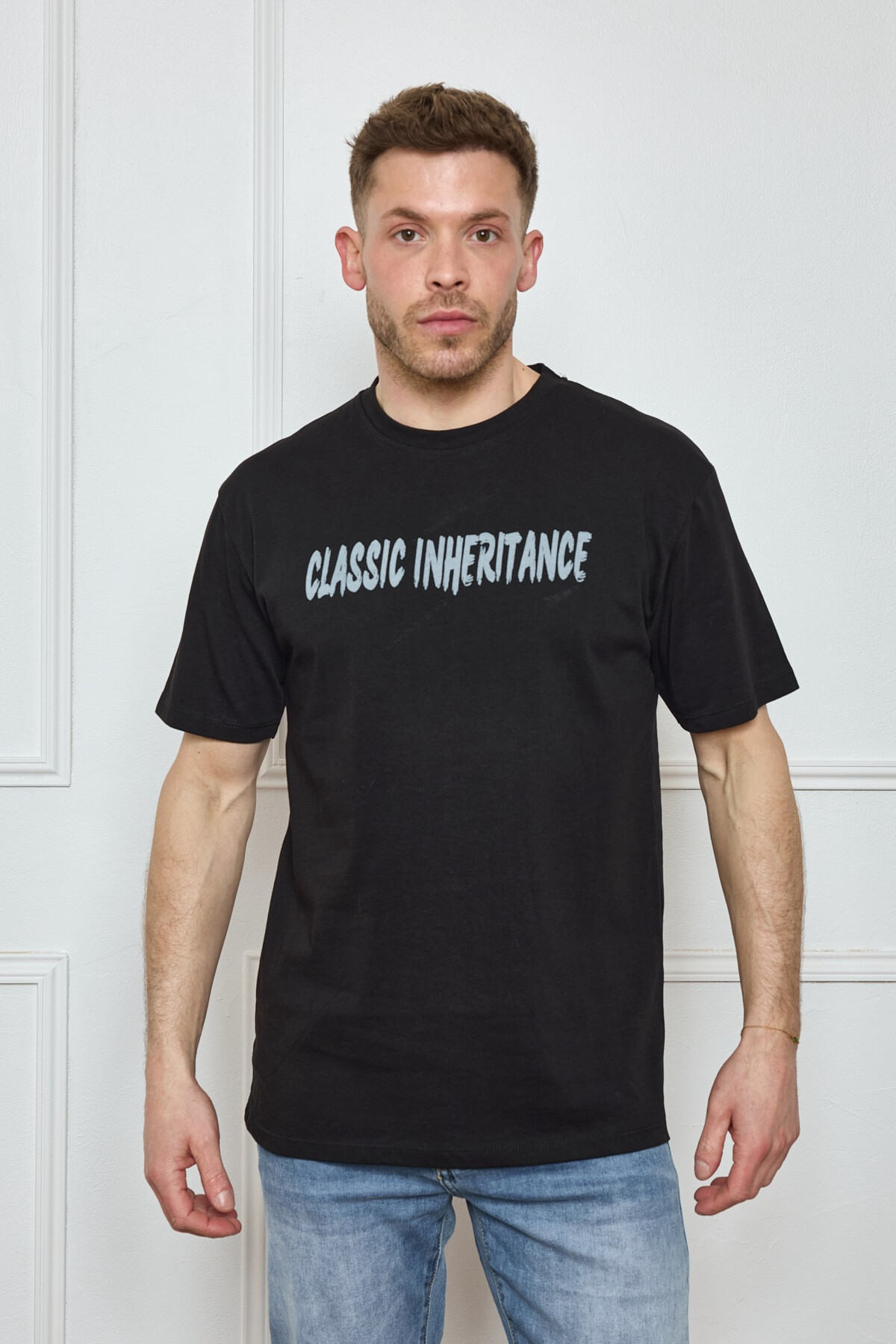 Mayorista Mentex Homme - Camiseta Une Man Camiseta redonda de mangas cortas Patrón de mariposa