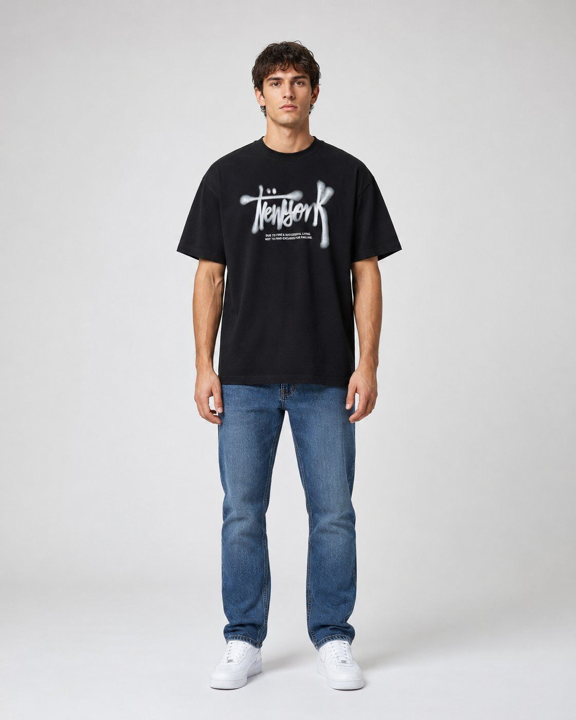 Grossista Mentex Homme - T-shirt Grafica Multicolore