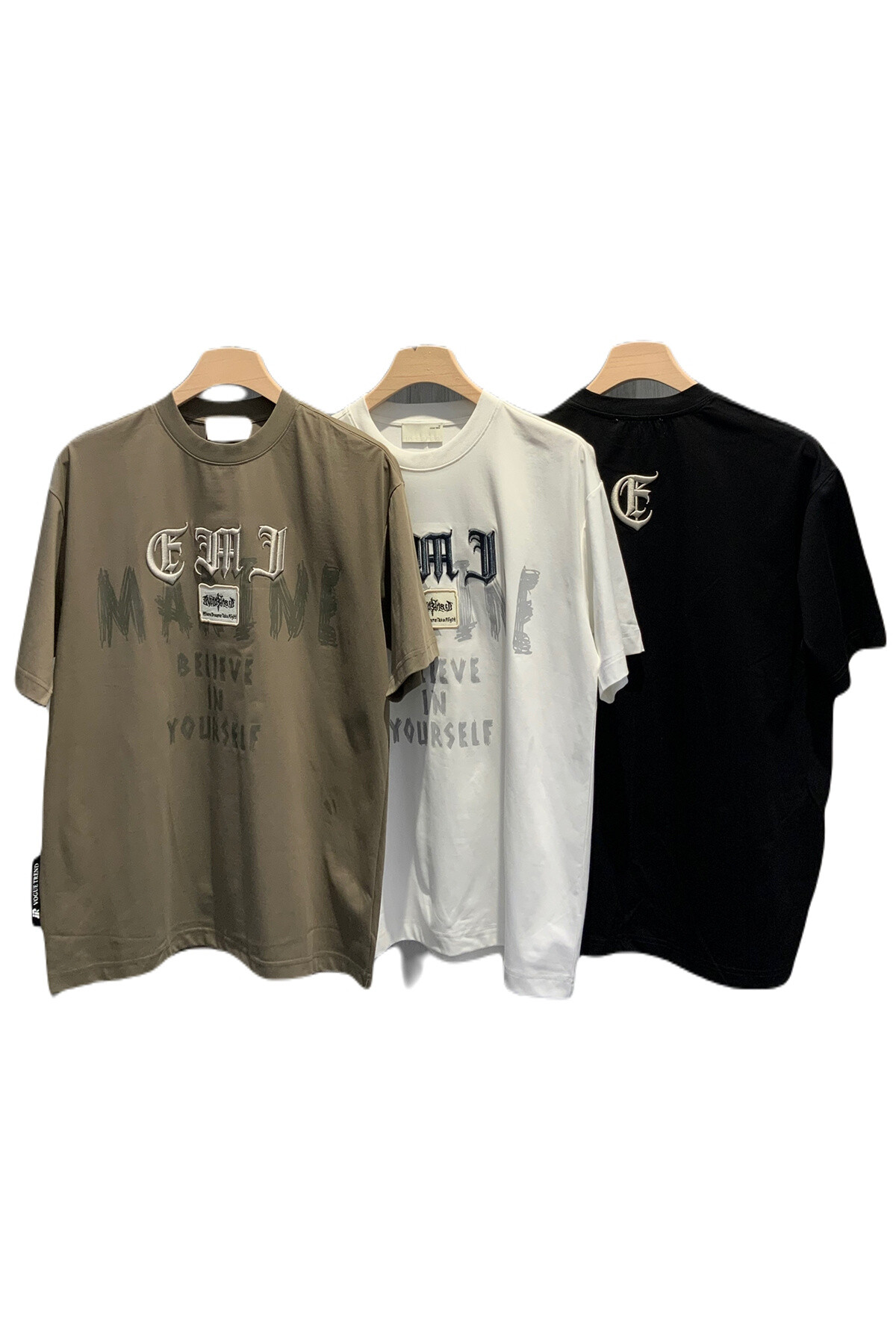 Mayorista Mentex Homme - UNE MAN Camiseta de cuello redondo mangas cortas "Cree en ti mismo"