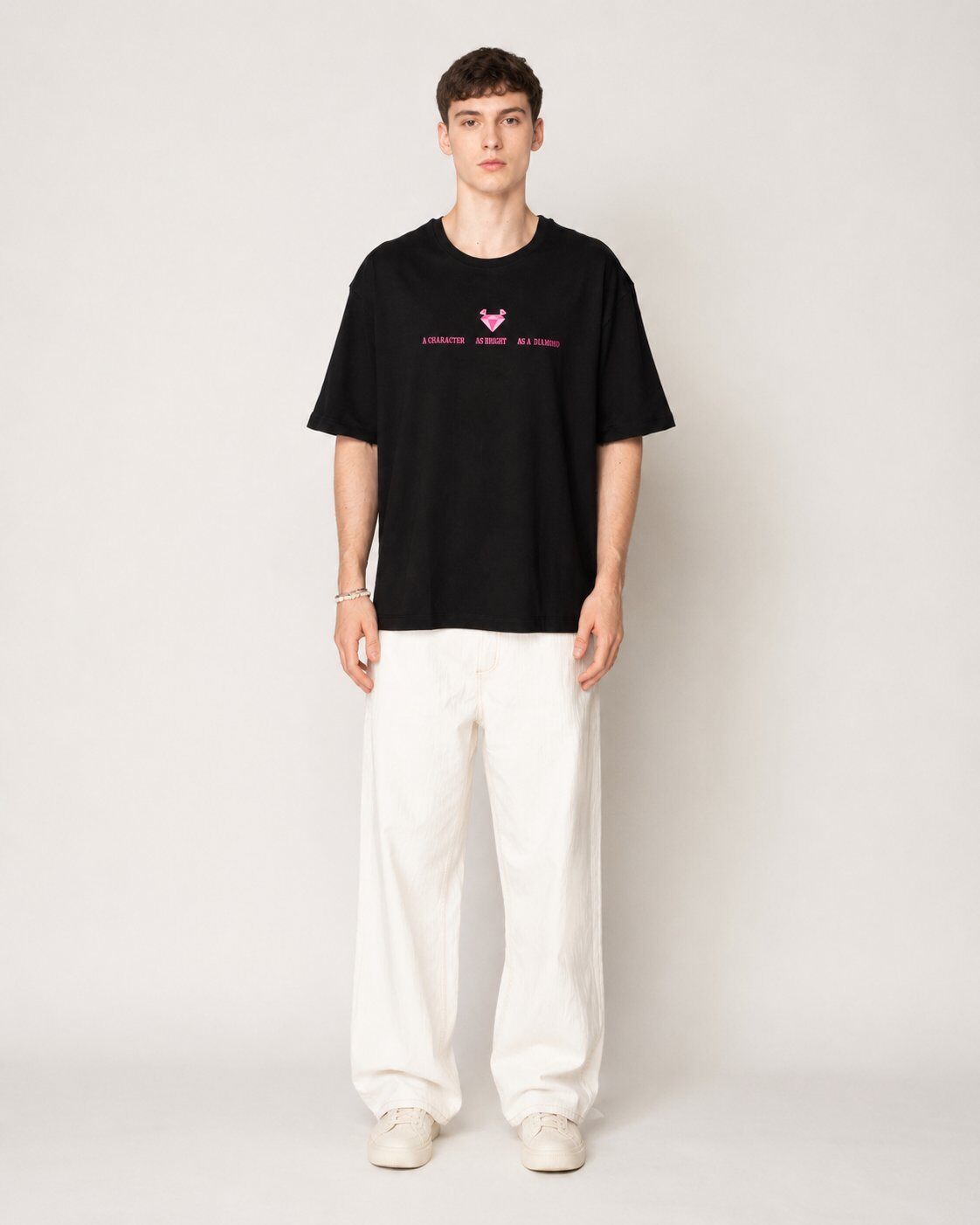 Großhändler Mentex Homme - Rückseitiges Grafik-T-Shirt