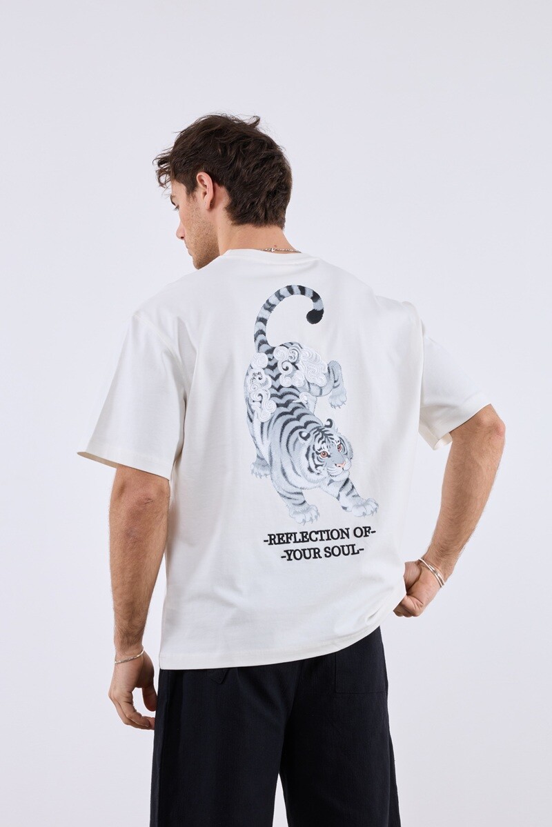 Grossiste Mentex Homme - Tshirts uni oversize Homme avec broderie
