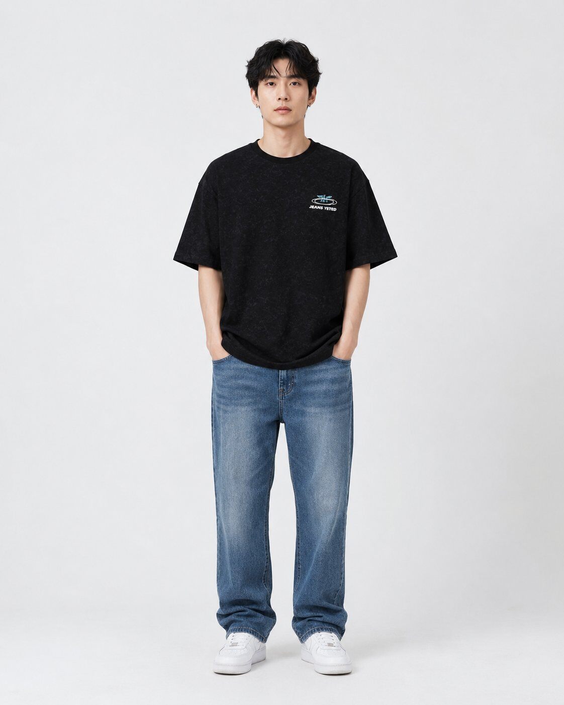 Großhändler Mentex Homme - Pack Ausgewaschene Oversize-T-Shirts