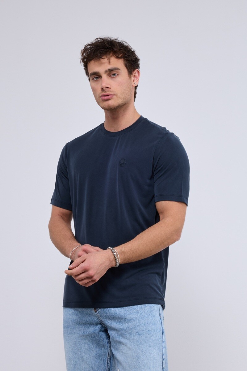Grossiste Mentex Homme - Tshirts uni oversize Homme avec broderie