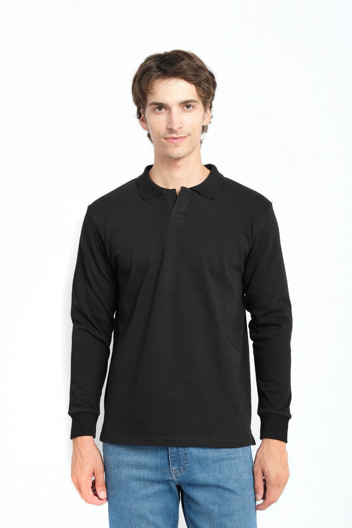 Wholesaler Mentex Homme - Elegant Long Sleeve Polo