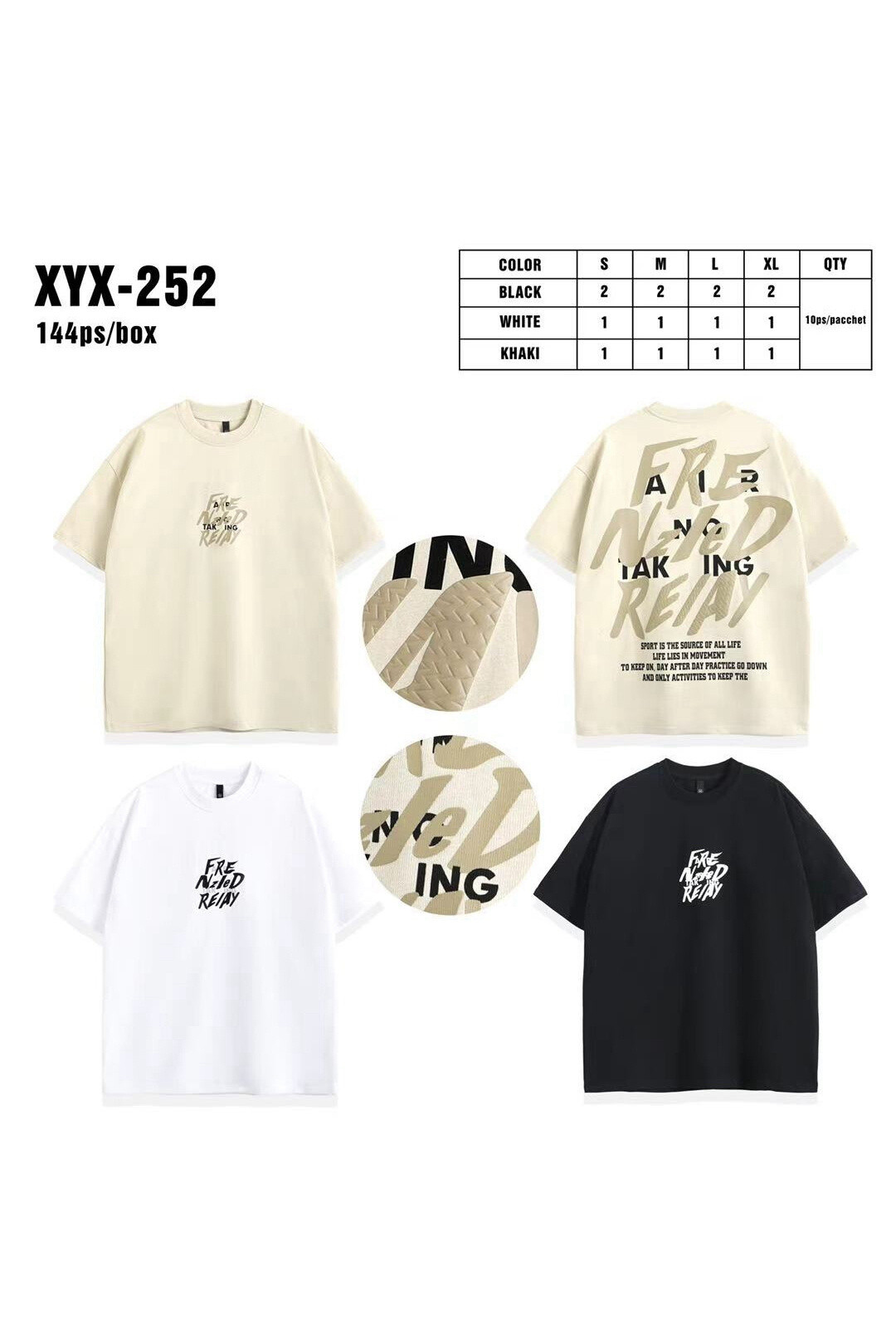 Grossista Mentex Homme - T-shirt maschile a maniche corte rotonde