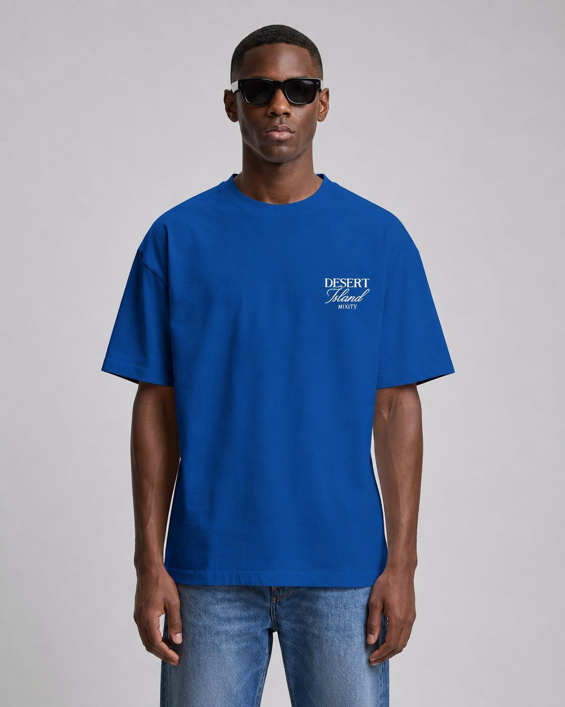 Grossista Mentex Homme - T-shirt Grafica Minimalista Fronte e Retro