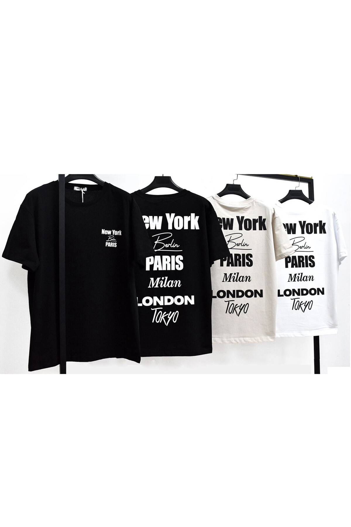 Grossista Mentex Homme - T-shirt a manica lunga semplice con scollo rotondo e motivo