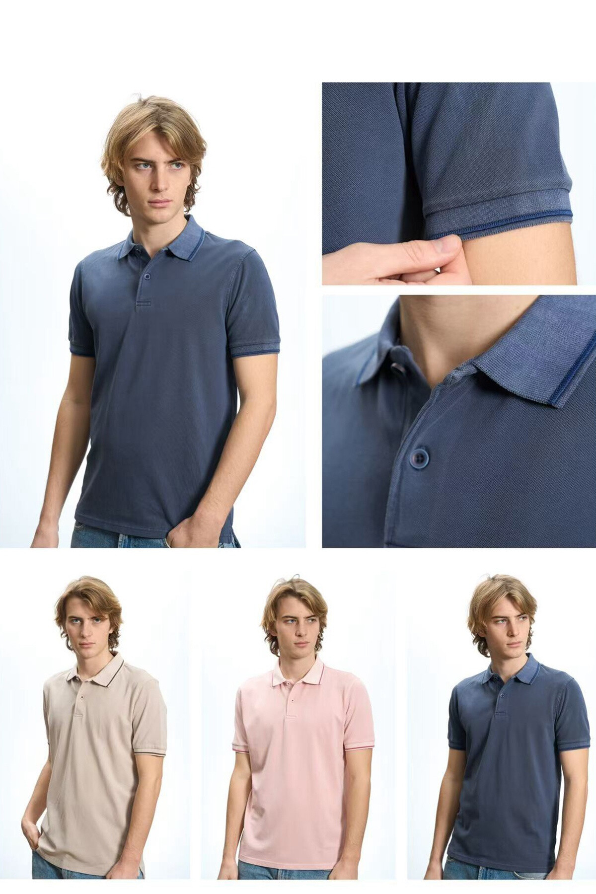 Mayorista Mentex Homme - Camisa de polo para hombres simples unidos