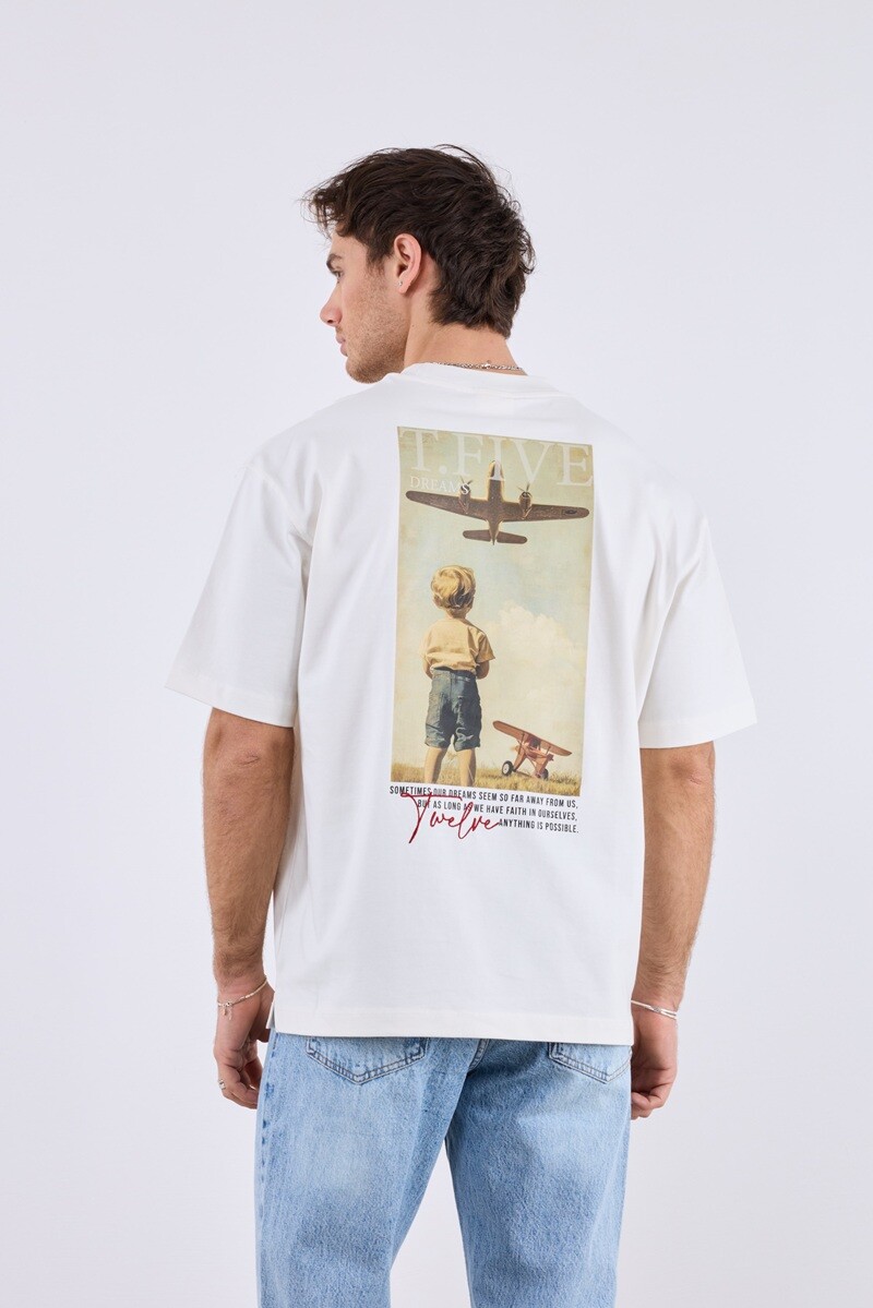 Grossiste Mentex Homme - Tshirts uni oversize Homme avec broderie