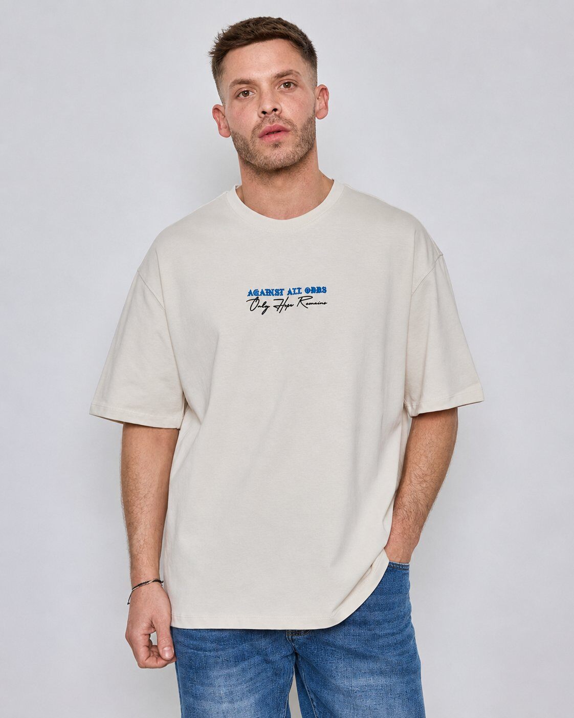 Grossista Mentex Homme - T-shirt grafica con stampa moderna