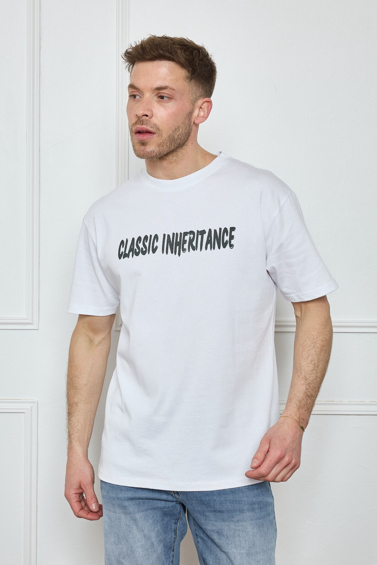 Mayorista Mentex Homme - Camiseta Une Man Camiseta redonda de mangas cortas Patrón de mariposa