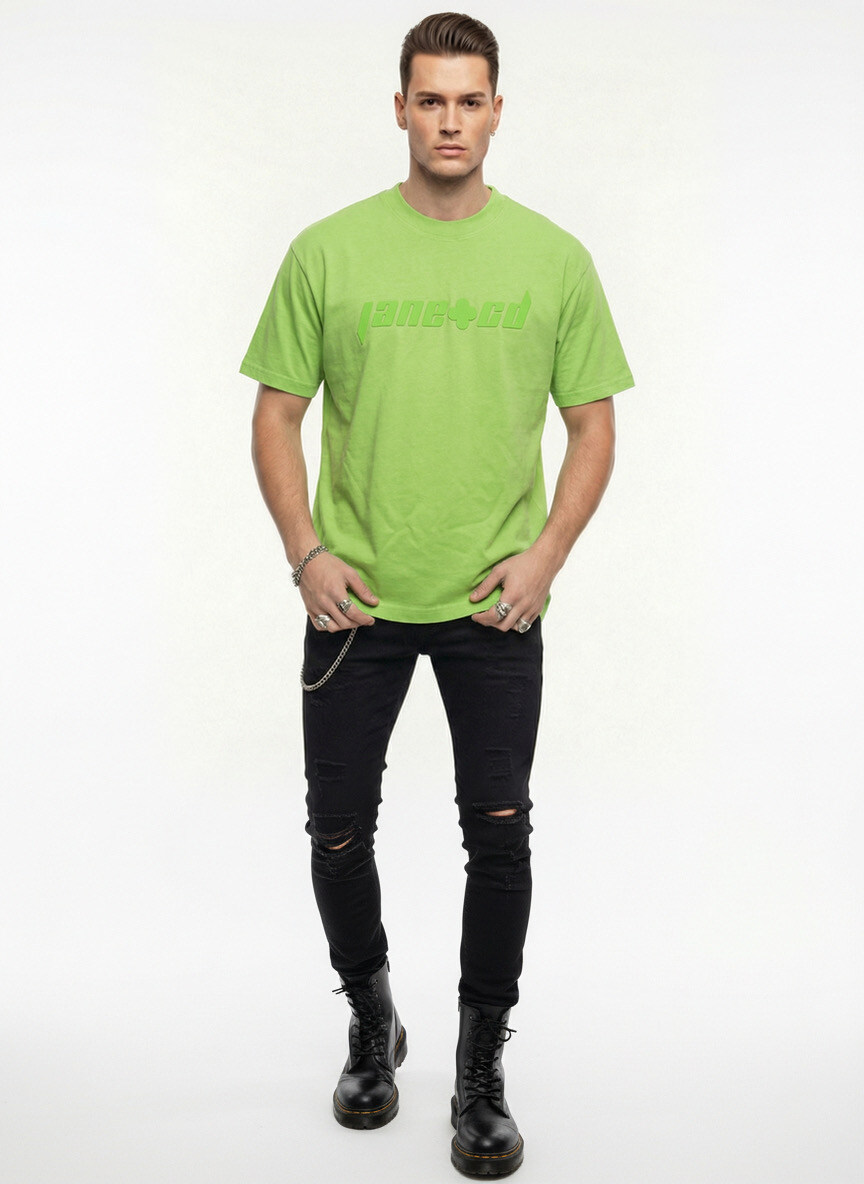 Grossiste Mentex Homme - Tshirt uni homme mode coton délavé avec motif au devant