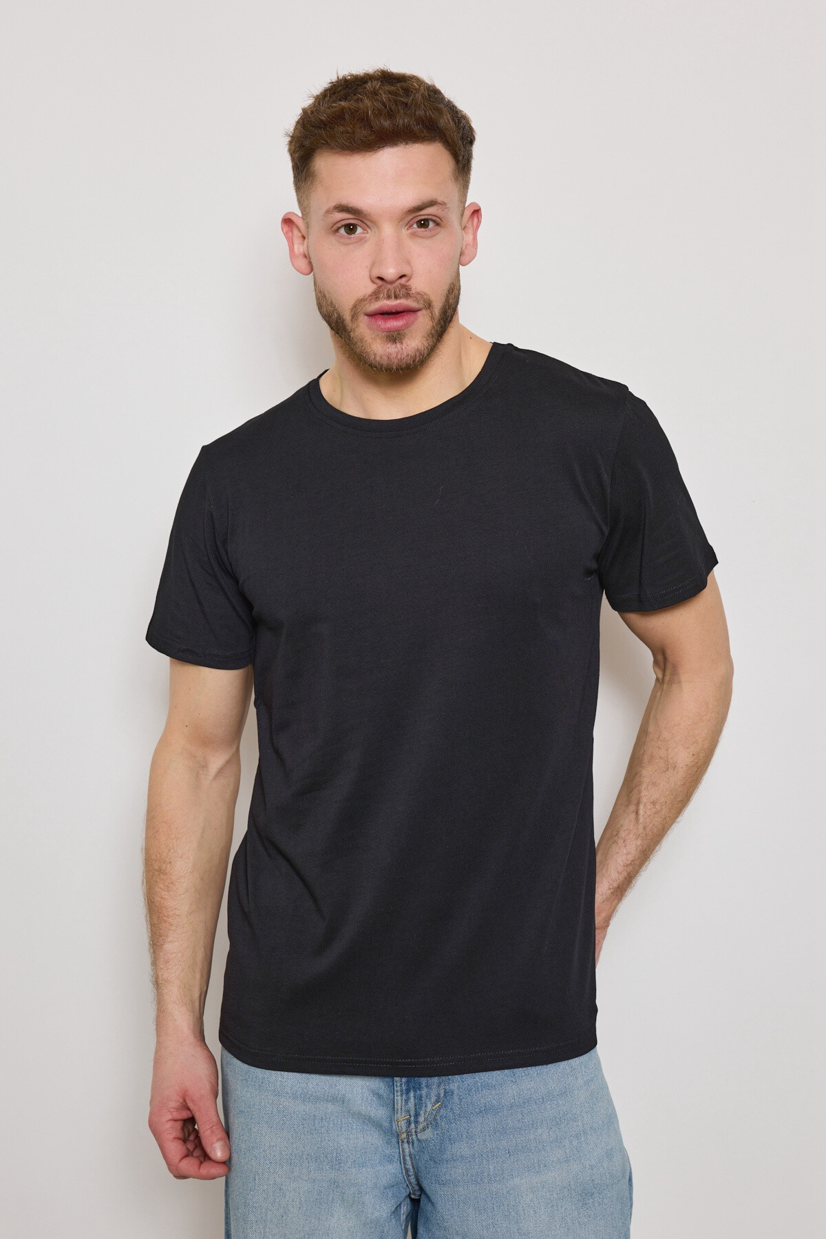 Grossista Mentex Homme - Simpulla single Man T-shirt rotondo a manicotto corto