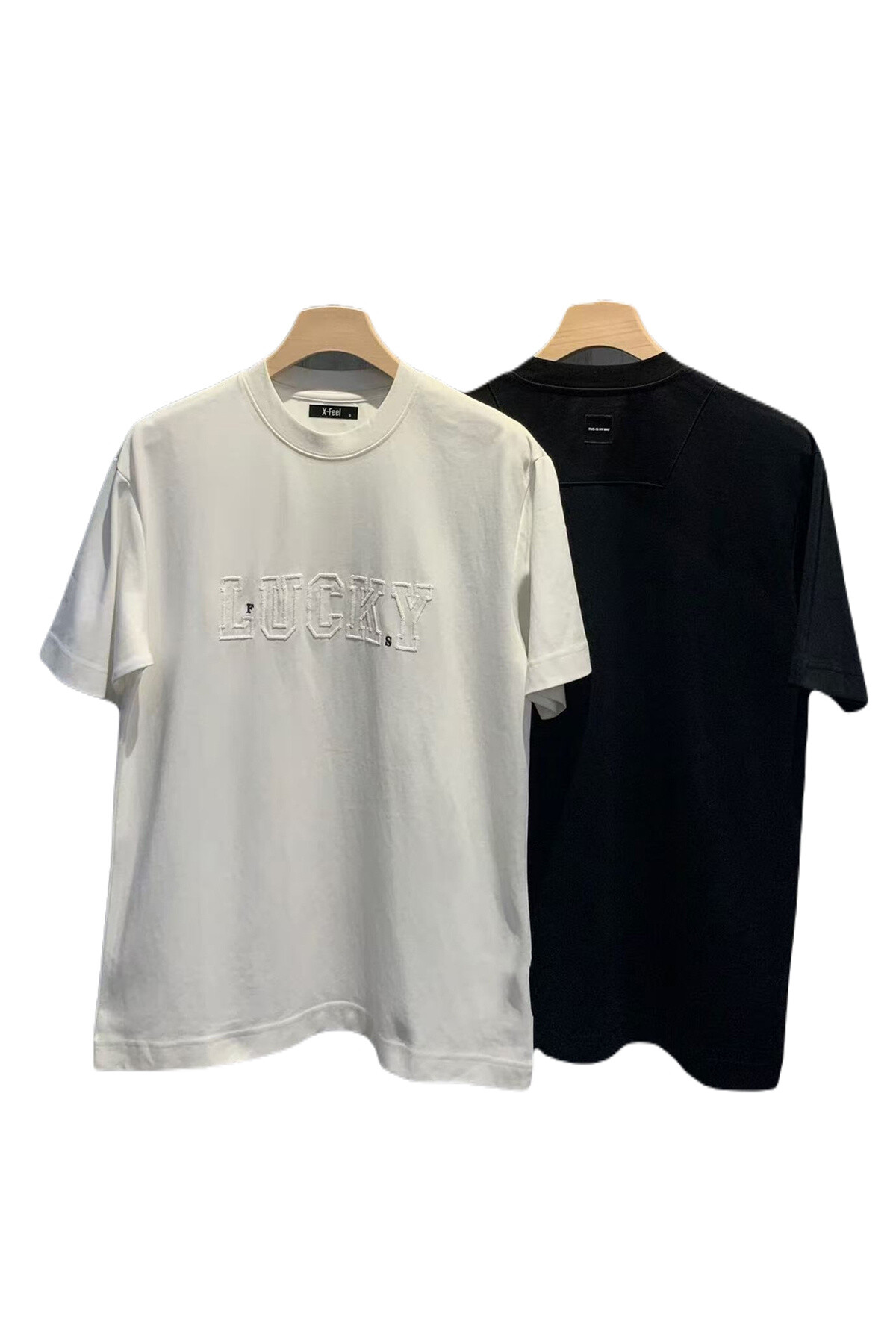 Mayorista Mentex Homme - Mangas cortas de cuello redonda de camiseta Une Man con patrón "significativo"