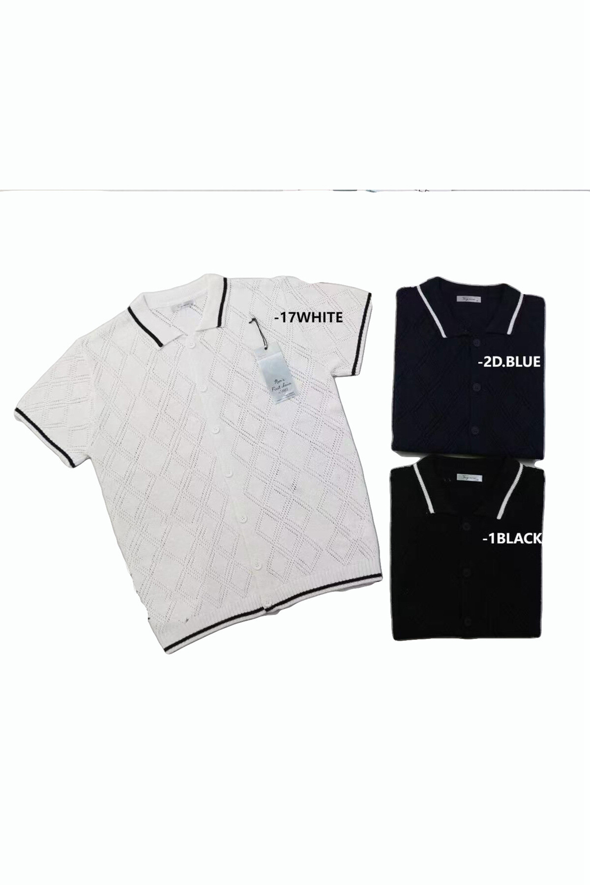 Mayorista Mentex Homme - Fina camisa de manga corta Colot cuentos semi transparentes