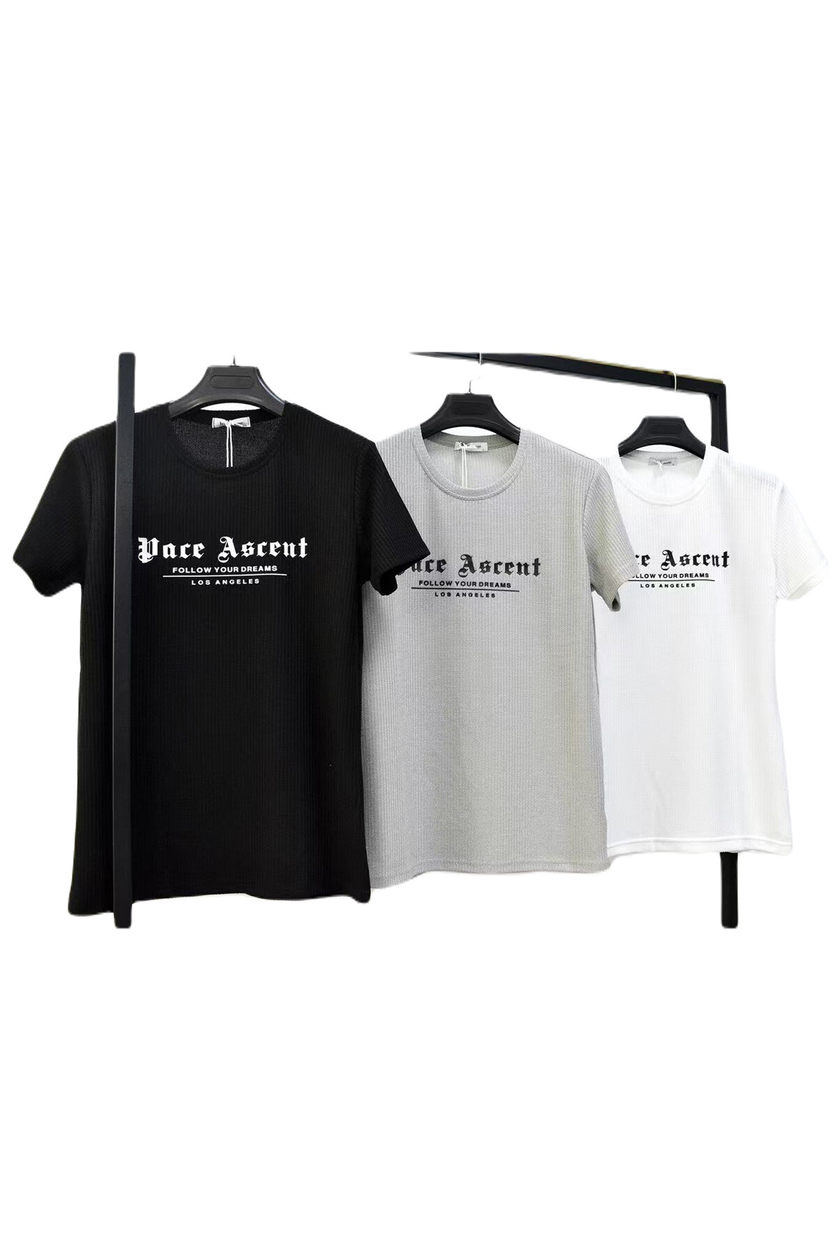 Mayorista Mentex Homme - UNE MAN Camiseta de cuello redondo de cuello con patrón "Dare Ascent"