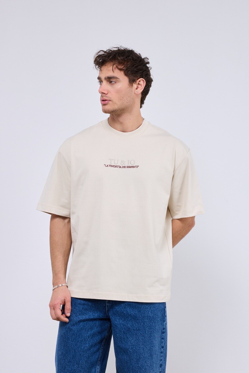 Grossiste Mentex Homme - Tshirts uni oversize Homme avec broderie