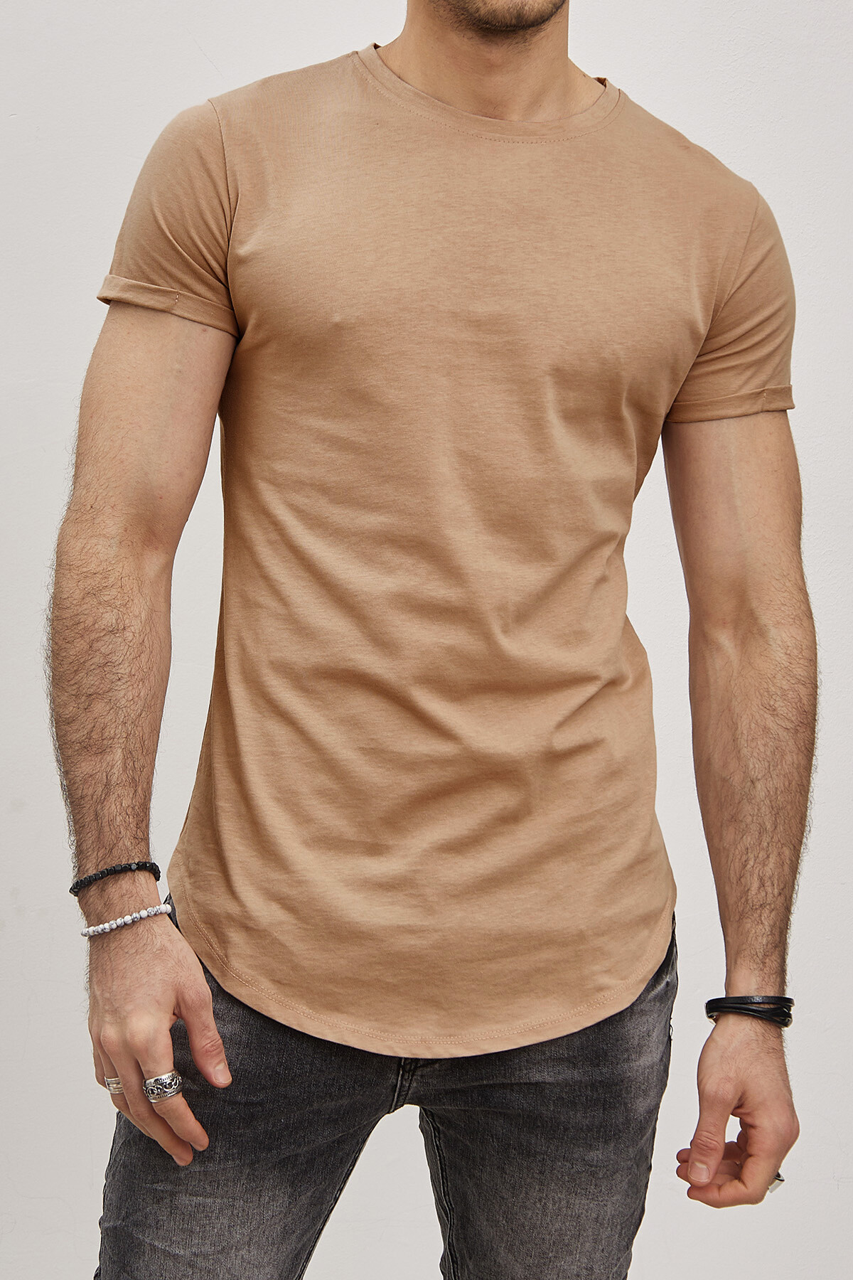 Wholesaler Mentex Homme - Plain simple men's round neck short sleeve T-shirt